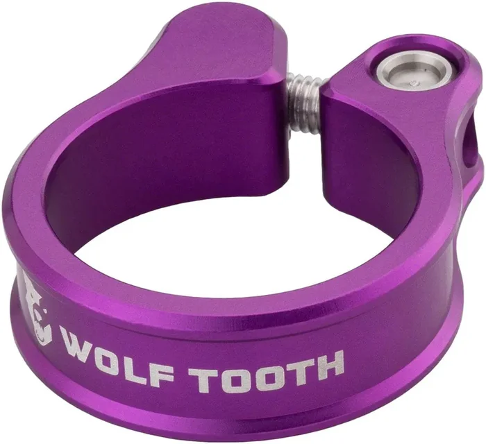 Wolf Tooth Seatpost Clamp – 31.8mm, Bolt-On, Ultraviolet Purple