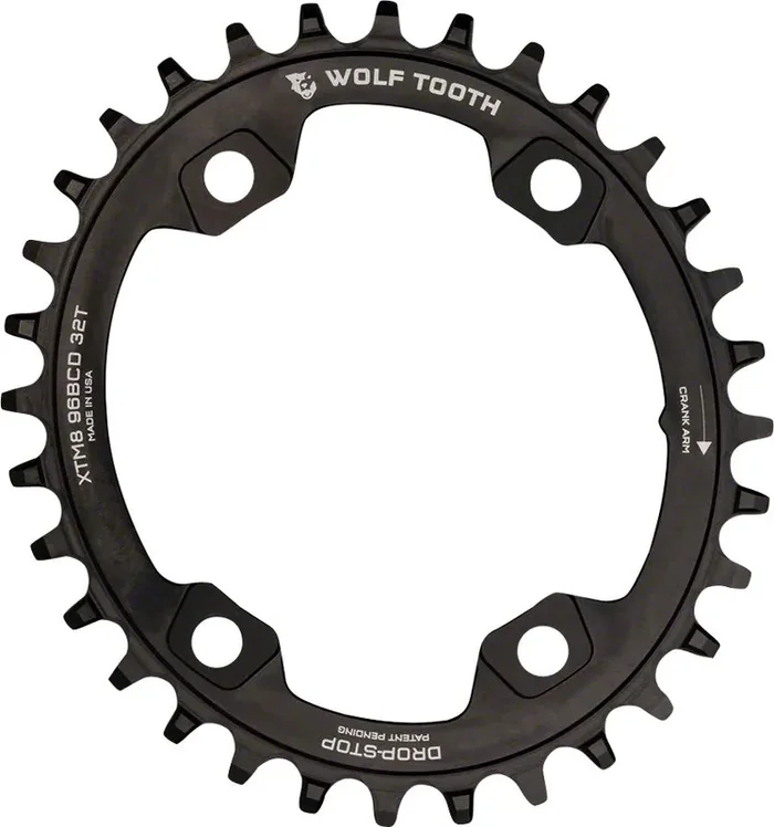 Wolf Tooth Shimano Elliptical Chainring 30t 96 BCD Asymmetric Alloy M9000 M9020