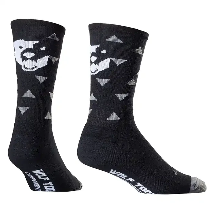 Wolf Tooth Sock Guy Triangle Wooligan Socks – TurboWool Wool Blend, L/XL