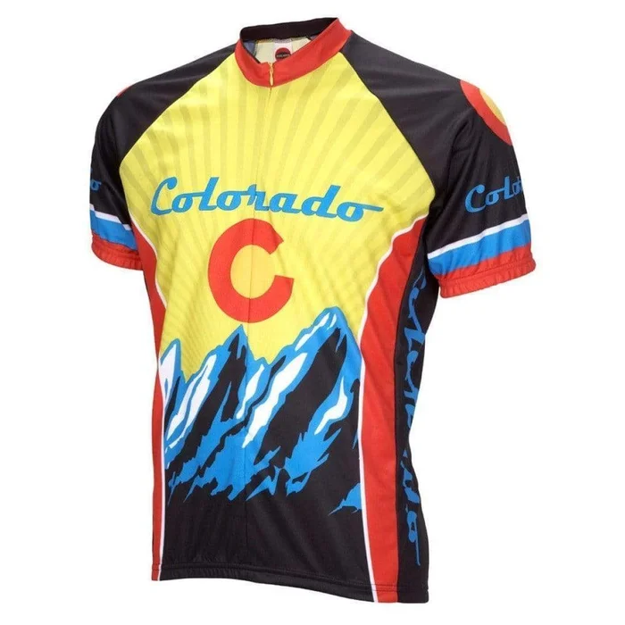 World Jerseys Men’s Colorado Road Bike Jersey