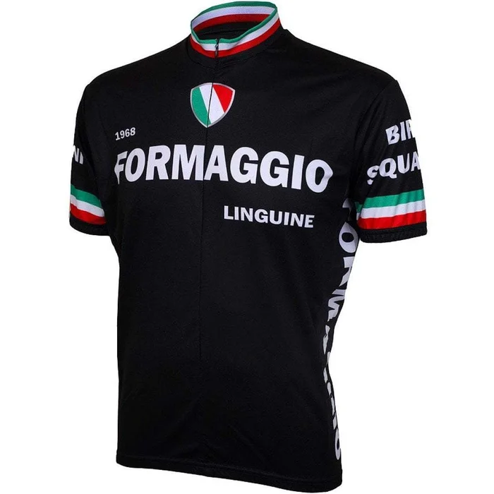 World Jerseys Men’s Formaggio 1968 Retro Road Bike Jersey