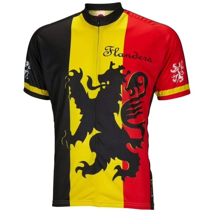 World Jerseys Men’s Lion of Flanders Road Bike Jersey