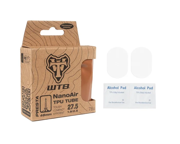 WTB 27.5″ NanoAir TPU Tube (Presta) (1.9 – 2.5″) (48mm)