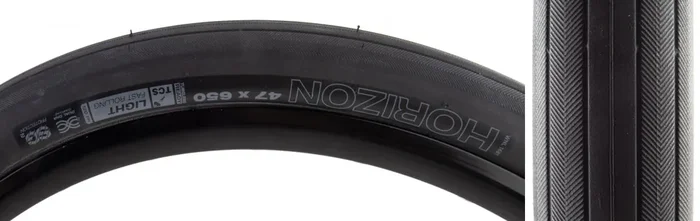 WTB Gravel Tire Horizon Road TCS Tubeless Folding Light Fast Rolling Black 650b x47 W010-0842