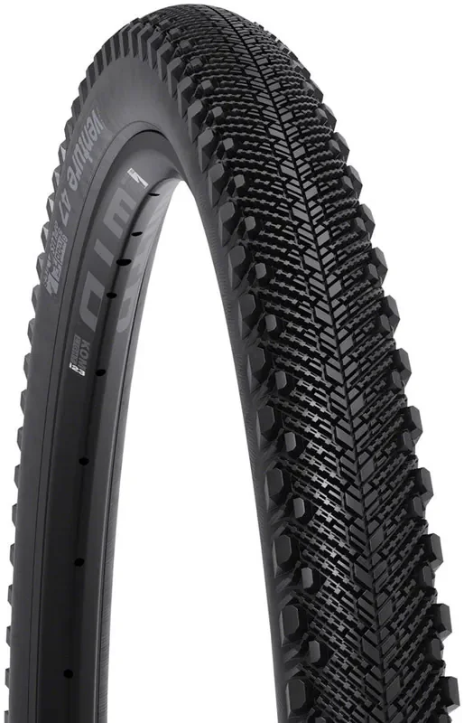 WTB Gravel Tire Venture 700 x 40 TCS Tubeless Folding Black Versatile Road Plus tire W010-0803