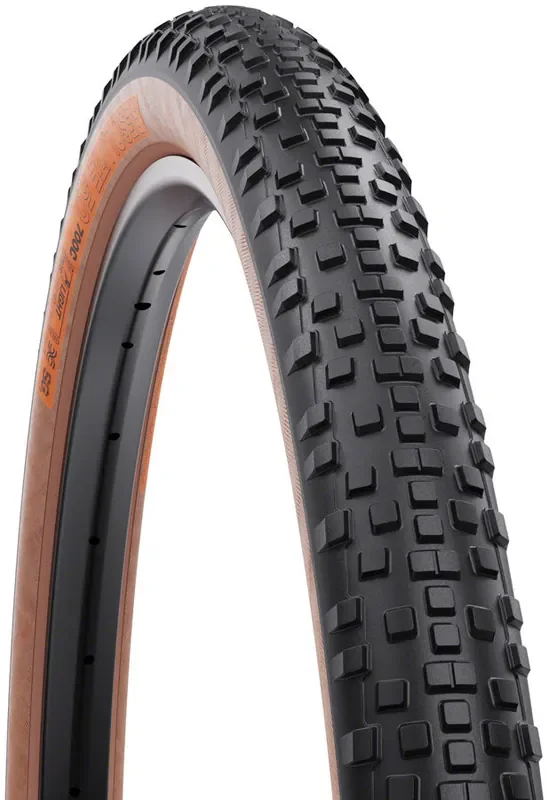 WTB Resolute Tire – 700 x 50, TCS Tubeless, Folding, Black/Tan, Light/Fast Rolling, Dual DNA, SG2 W010-1063