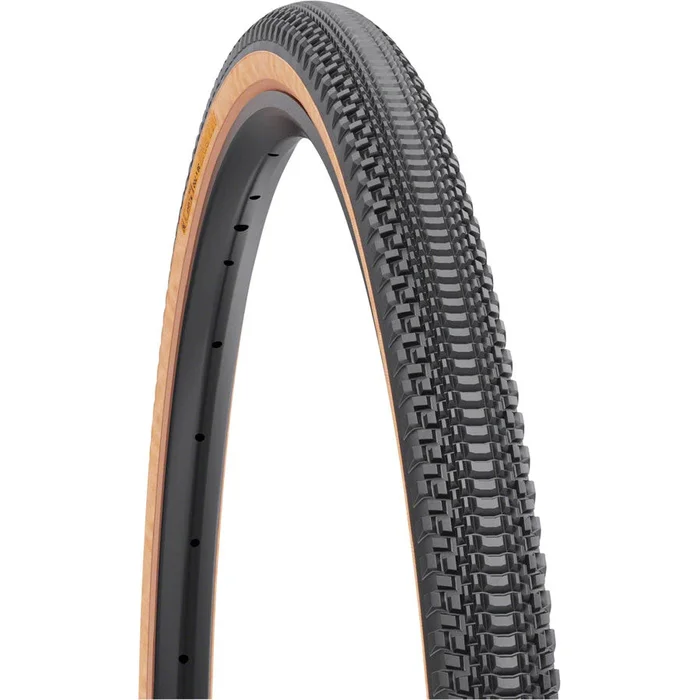 WTB Vulpine Gravel Bike Tire – 700 x 36, TCS Tubeless, Black/Tan, Light/Fast Rolling, Dual DNA