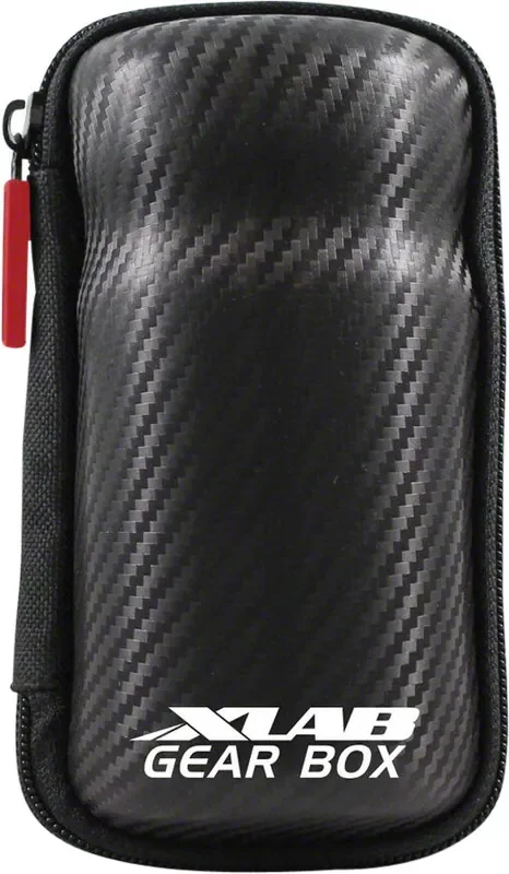 XLAB Gear Box Black, Rattle proof Storage case, Carbon Look. Noiseless