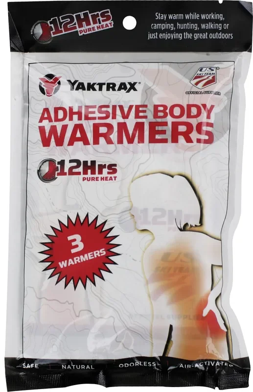 Yaktrax Yaktrax Adhesive Body Warmer Adhesive Body Warmer 3 Pack Hand & Foot Warmers