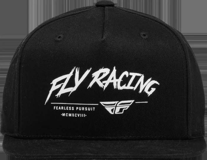 Youth Fly Khaos Hat Black/White