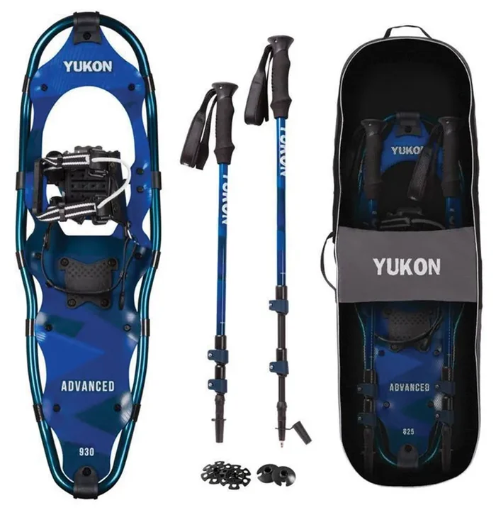 Yukon Charlie‘s Advanced Snowshoe Kit – 9 X 30 Conquer the Winter Wonderland!
