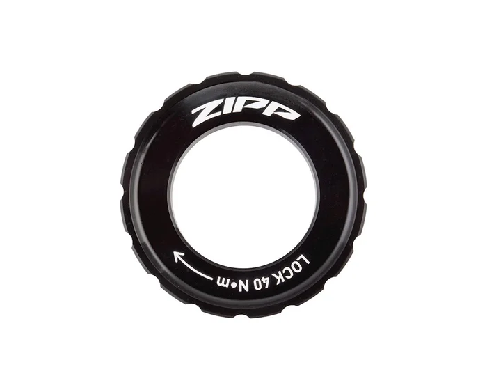 Zipp Centerlock Disc Brake Rotor Lockring (Black) (Single) (External Type)
