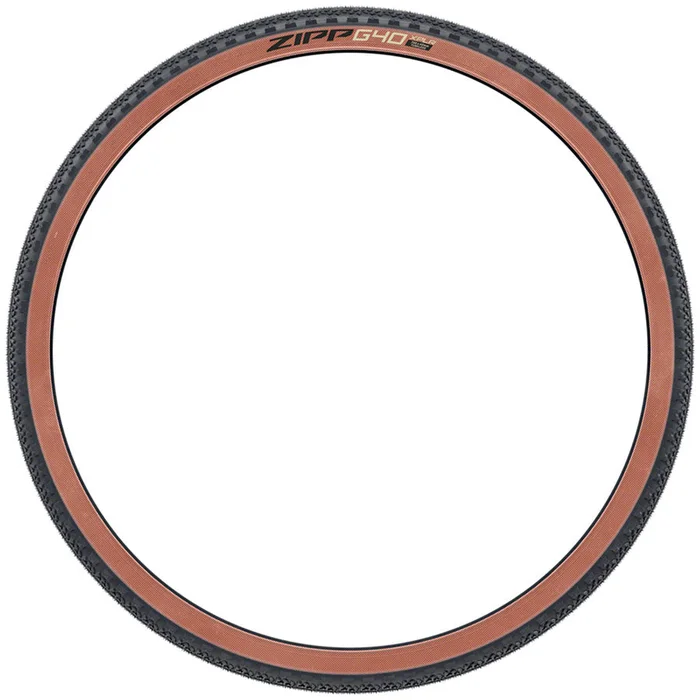 Zipp G40 XPLR Puncture Resistant Gravel Bike Tire – 700 x 40, Tubeless, Black/Tan, A2