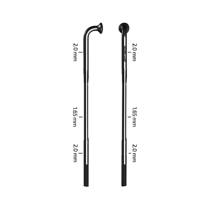 Zipp Speed Weaponry Zipp Sapim D-Light Spokes J-Bend Black 280mm 3pcs