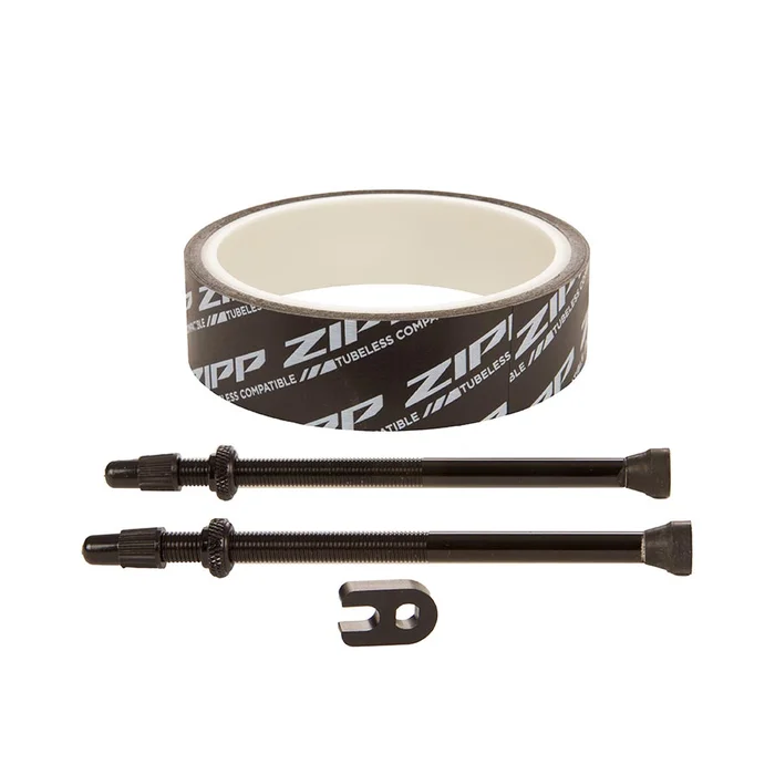 Zipp Speed Weaponry Zipp Tubeless Kit 26mm tape and 100mm valves Fits 808 Firecrest